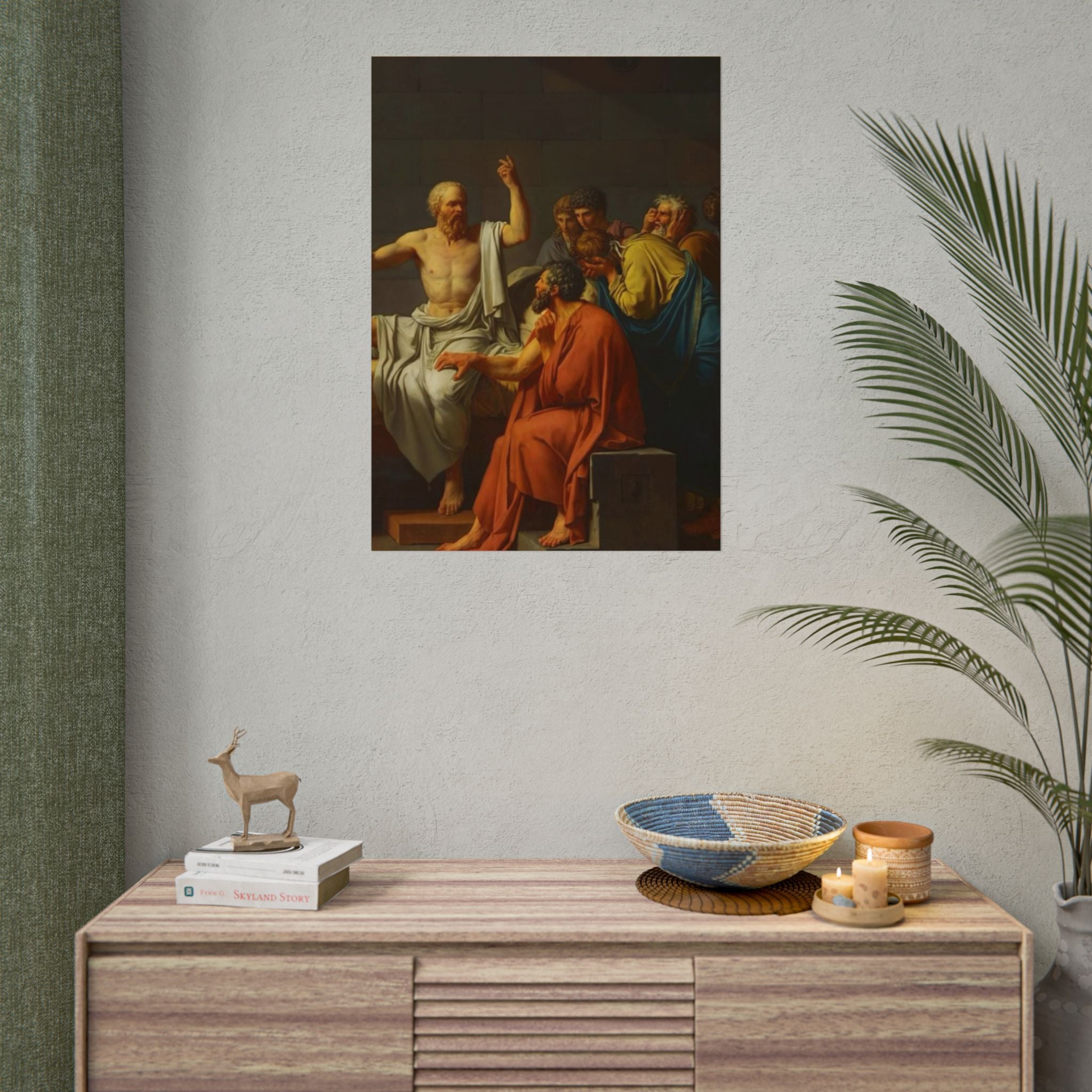 Socratic Debate Classical Art Poster