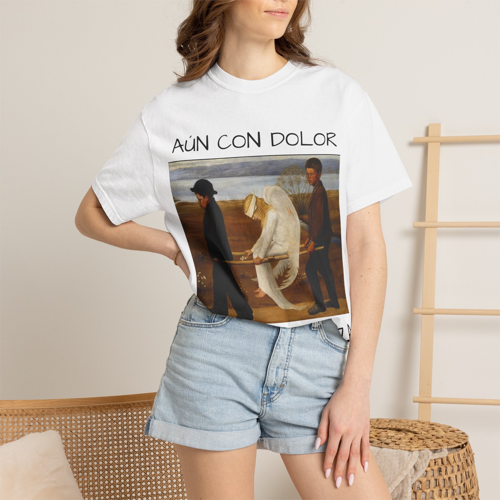 Camiseta unisex teñida en prenda