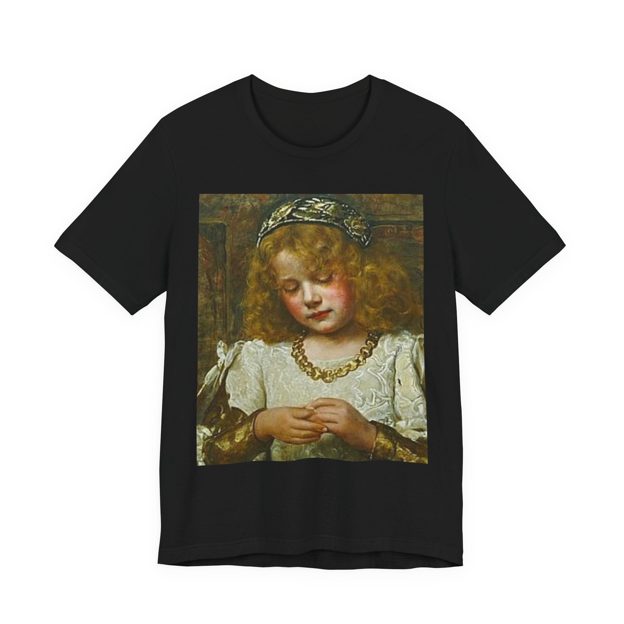 Vintage Renaissance Portrait T-Shirt — Angelic Child Art Print Tee