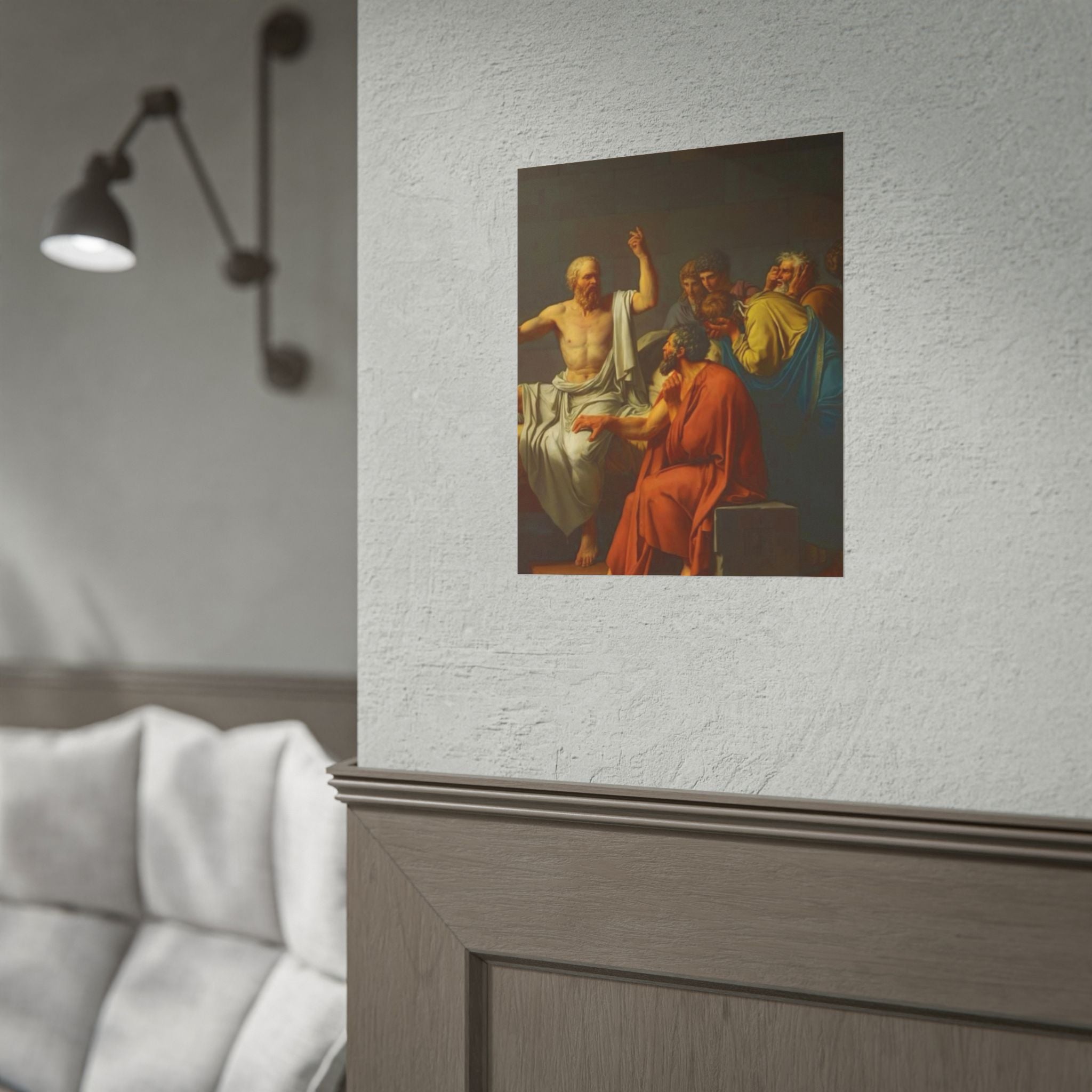 Socratic Debate Classical Art Poster