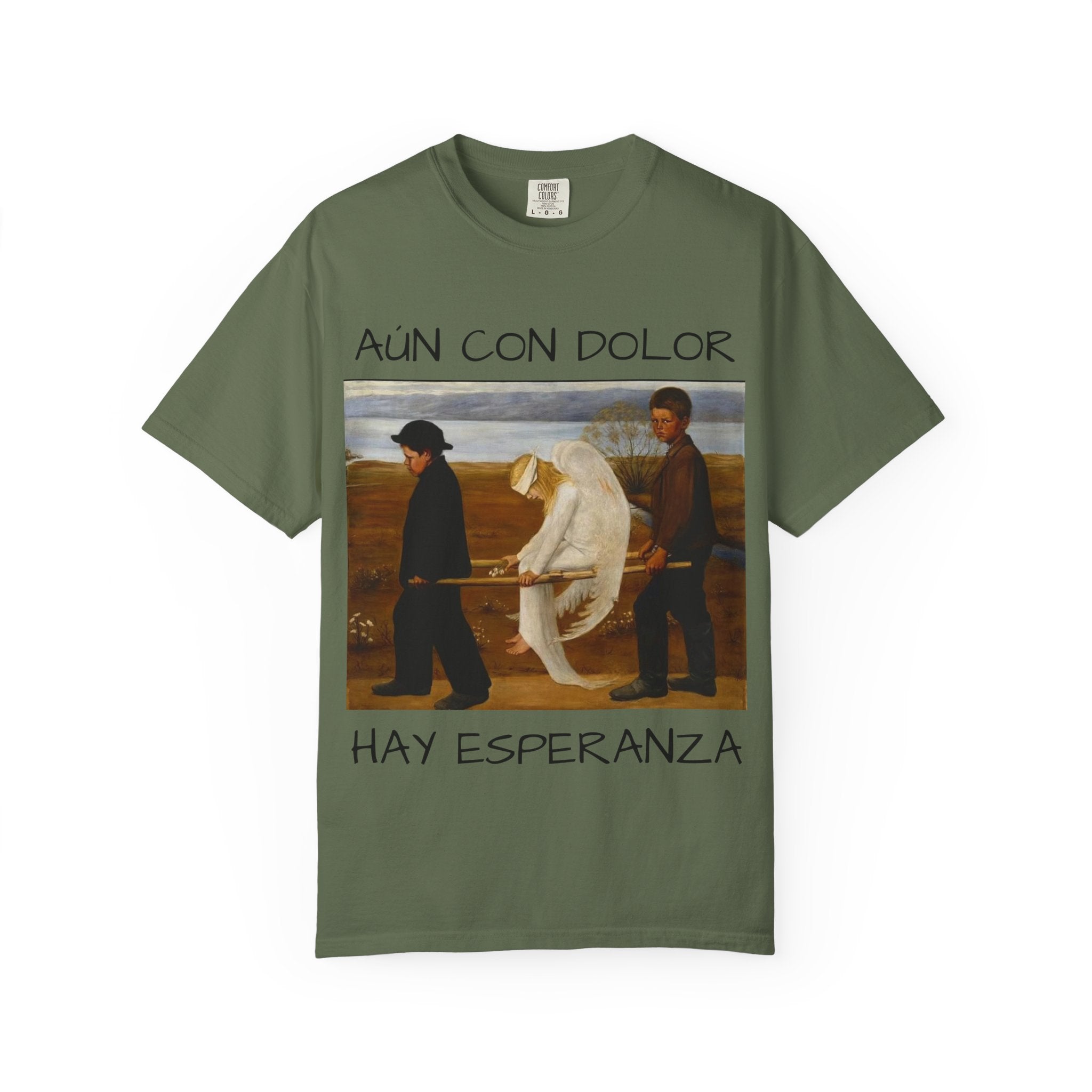 Camiseta unisex teñida en prenda