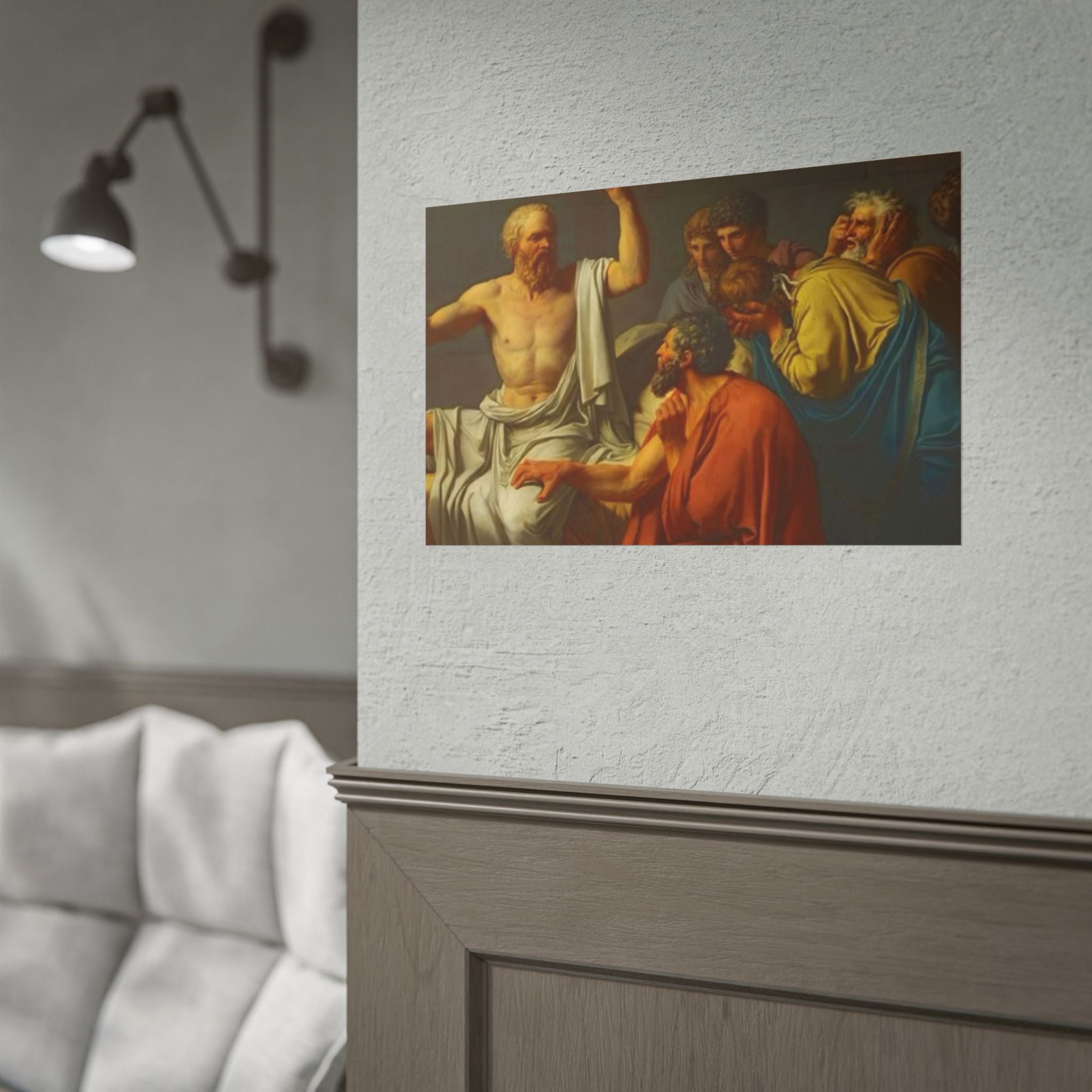 Socratic Debate Classical Art Poster